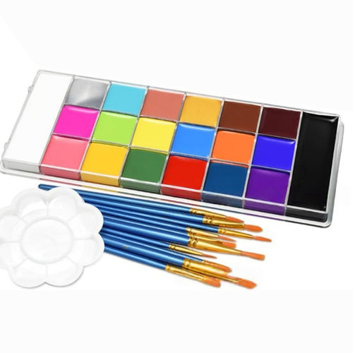 20 Color Oily Painted Face Pigments Stage Makeup Halloween C