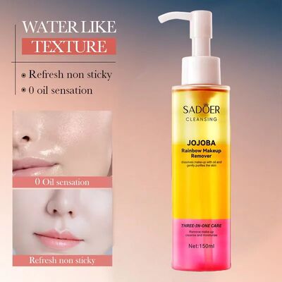 Rainbow Makeup Remover Deep Cleansing Facial Dissolving Gent