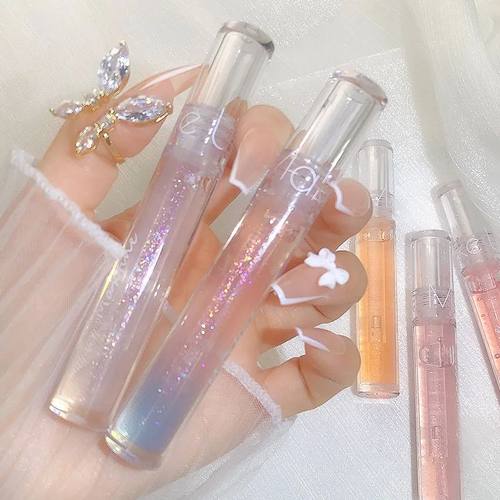 6 Color Mirror Lip Glaze Water Transparent Jelly Gloss Water