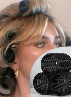 4/6/8pcs Self-Grip Hair Rollers Heatless Hair Curlers No Hea