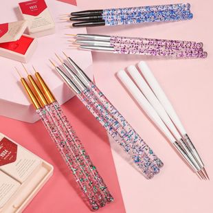 DIY Gel Pen Manicure Painting Brush Ultra 3pcs Set Nail