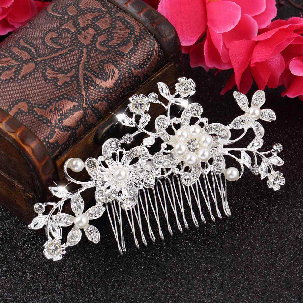 Wedding Bridal Simulated-Pearl Hair Pins Flower Crystal Hairin the Kitchen Appliances , Other kitchen appliances , Pasta machine  category - from Buy2taobao.com to provide professional Taobao agent buy service