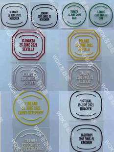 年多选 德国西班牙比利时2021欧洲杯正版 元 正品 威尔士Deko 对赛字