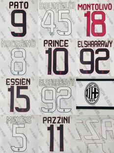 AC米兰1314赛季主场客场印字 正品 多选 1213通用 卡卡 意甲 元年
