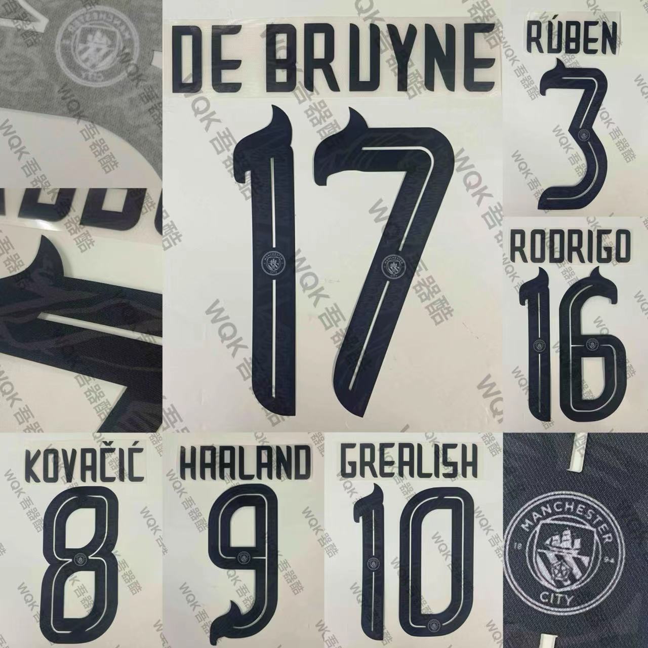 英超曼城2324龙年印字多选哈兰德