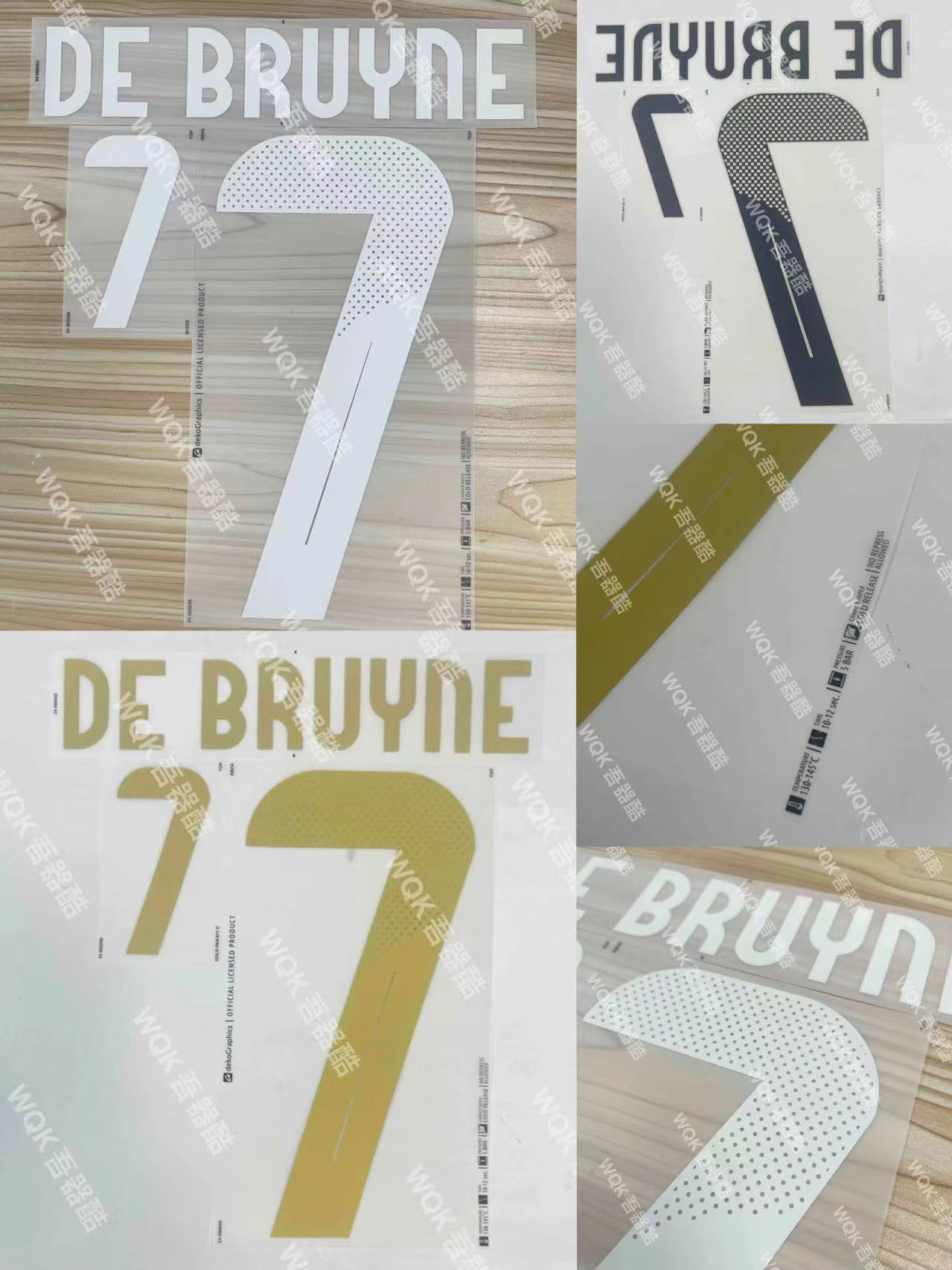 比利时2024欧洲杯主场客场印字 多选 德布劳内蒂勒芒斯 Deko原装