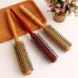 梳子卷发梳背头木梳滚梳造型梳发廊美发梳排骨梳油头梳梨花