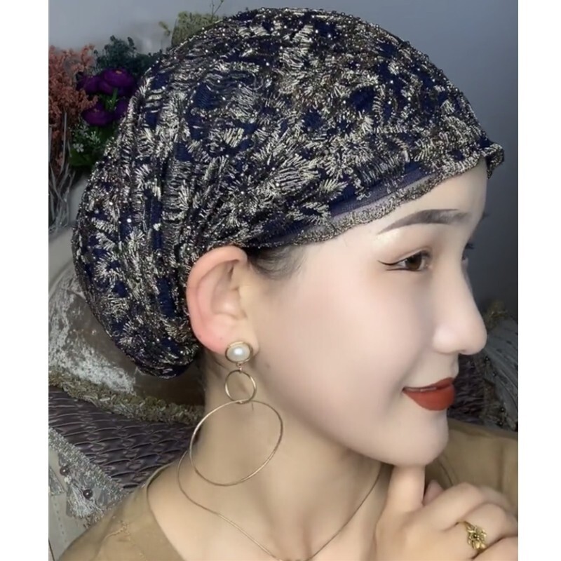 女回族盖头新款时尚方便2021穆斯头巾打底帽包头回族头套纱巾春夏