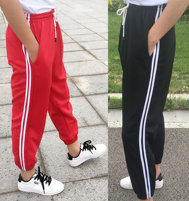 包邮秋冬卫裤休闲宽松束脚情侣