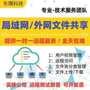 公司电脑内/外网资料文件硬盘共享局域网 服务器FTP搭建 远程访问