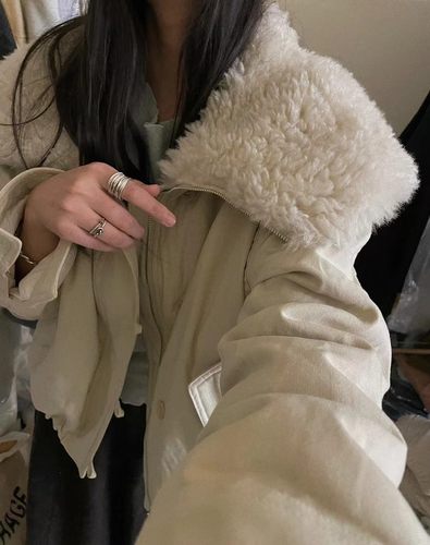 2025新款韩版时尚百搭宽松休闲羽绒服派克服外套