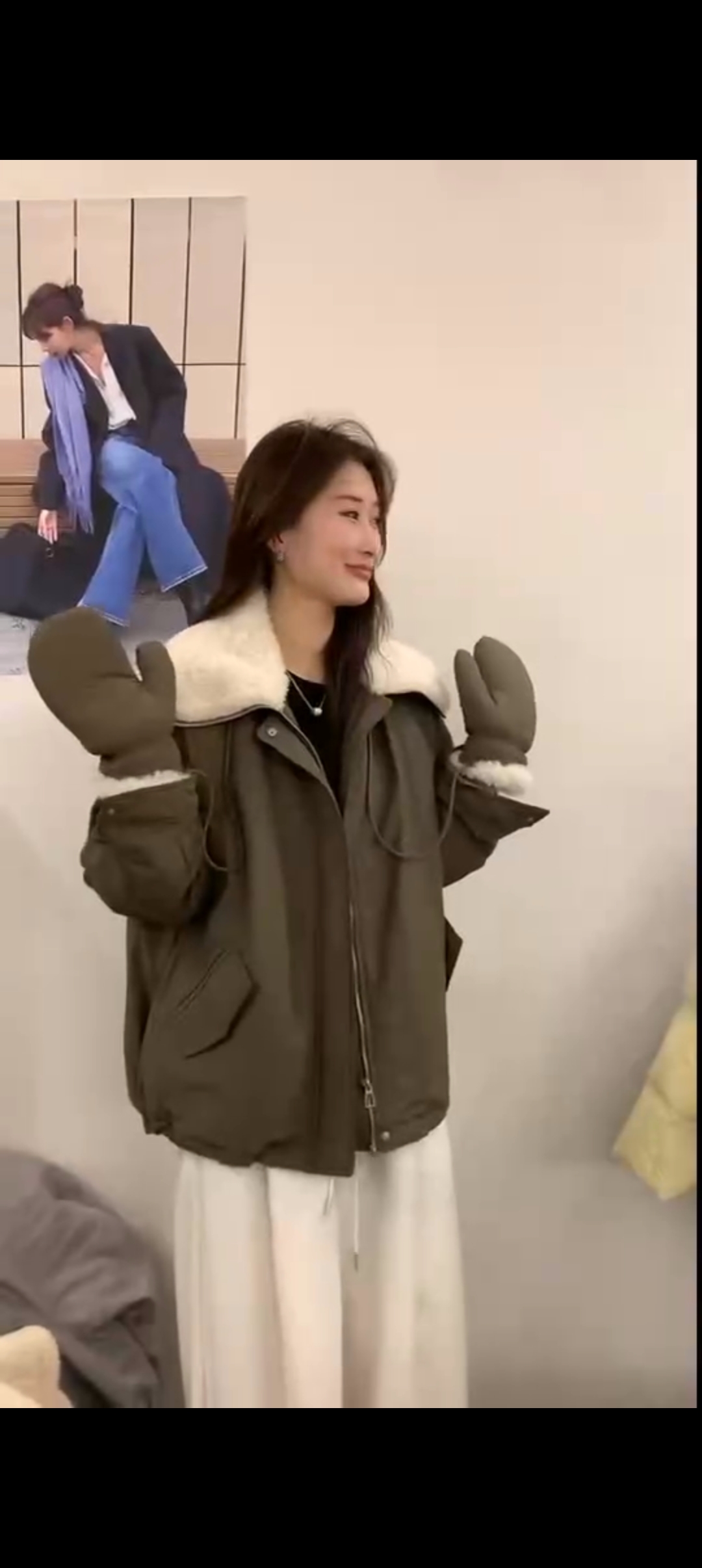 2025新款韩版时尚百搭宽松休闲翻领派克服