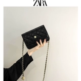 Маленькая небольшая сумка, универсальная сумка через плечо, цепь, изысканный стиль, в стиле Шанель, на цепочке