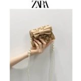 Небольшая дизайнерская сумка через плечо, универсальная цепь с бантиком, коллекция 2022, изысканный стиль, на цепочке