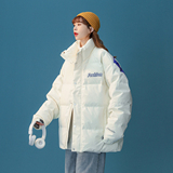 2024年冬季立领加厚大印花白鸭绒羽绒服外套XZ415-R07-P198，男装羽绒服，星座416