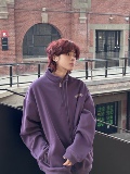 2024年春季新款立领拉链印花美式套头卫衣XZ416-WY2027-P68，男装卫衣，星座416