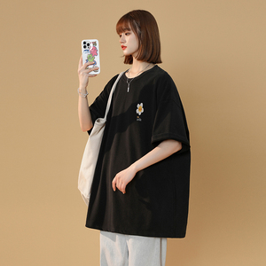 2023年夏季新款大码圆领印花短袖T恤XZ415-DT110-P25,男装T恤,星座416