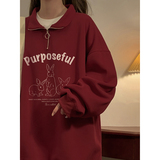 2024年秋季新款立领拉链翻领印花卫衣XZ416-HY2001-P55，男装卫衣，星座416