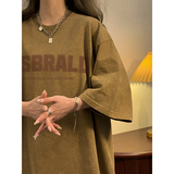 2023年夏季新款美式复古蜡染圆领印花短袖T恤XZ415-DT203-P38，男装T恤，星座416