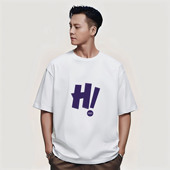 男港风百搭体恤 休闲重磅纯棉短袖 香港潮牌陈伟霆t恤大码 嘻哈美式