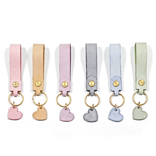Креативный брелок ручной работы, милые кожаные ключи от машины для влюбленных подходит для мужчин и женщин, из натуральной кожи, делается под заказ