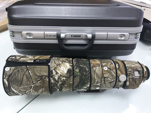 适用于佳能400定焦迷彩炮衣防水