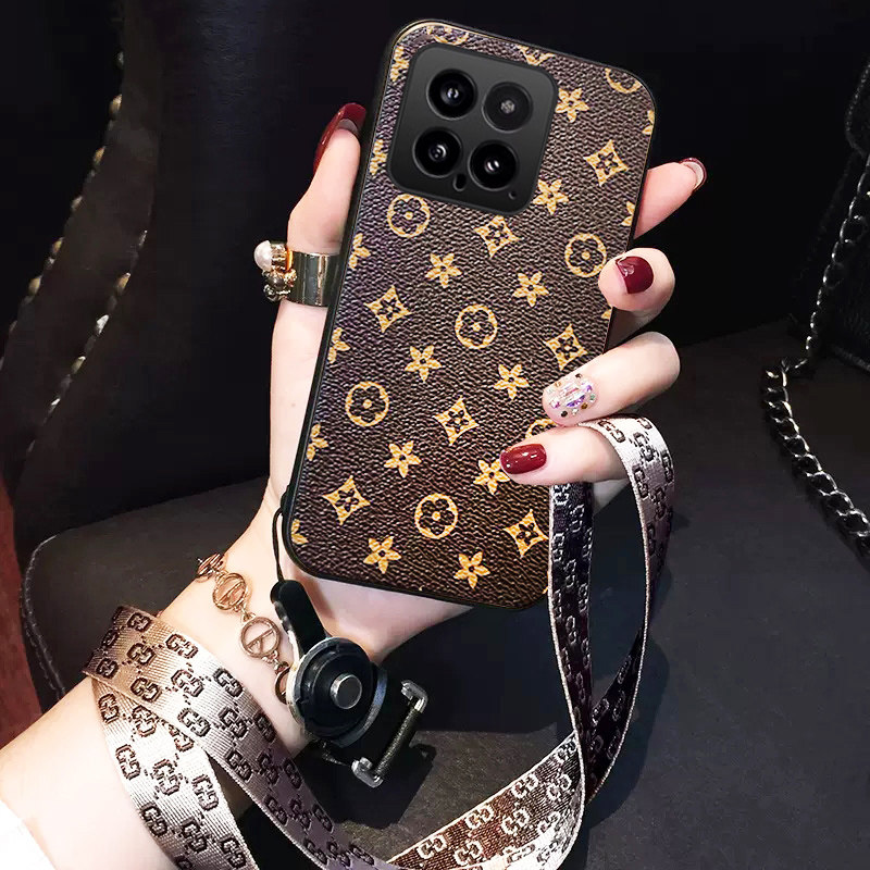 适用小米17手机壳老花纹mi15pro保护套高档皮质xiaomi镜头全包14防摔新品米13高级感外壳13pro奢华潮牌欧美风