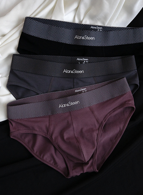 欧若风男士内裤纯棉三角裤抗菌内裤运动舒适透气平角裤2025新款