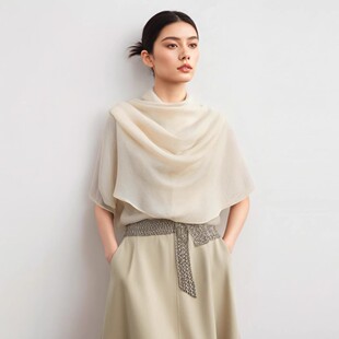 棉麻围巾女春夏文艺韩版长款纯色披肩薄款百搭护颈丝巾空调房外搭