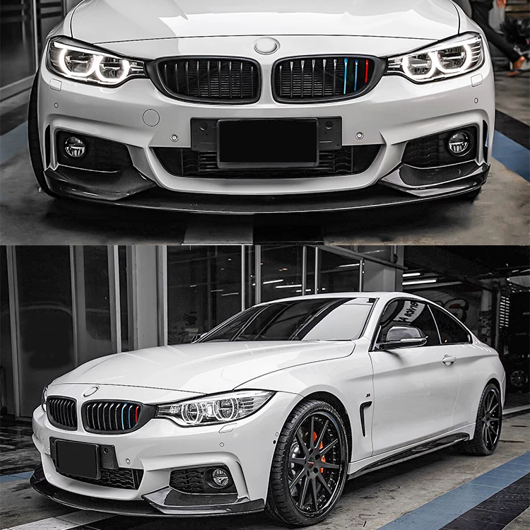 Подходяще для BMW 4 серии для модификации переднего рта и заднего спойлера, задний lip, задний lip, F3233F36 передняя лопатка MP хвостовой обвес 425i430 боковая юбка спортивный комплект
