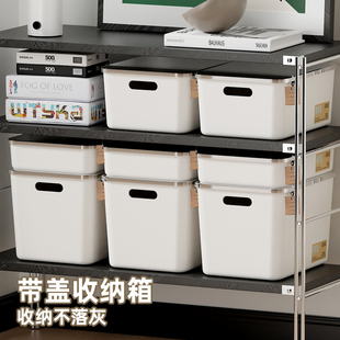 手提杂物零食饮料首饰玩具衣物书本收纳储藏箱洗漱带盖桌面杂货收