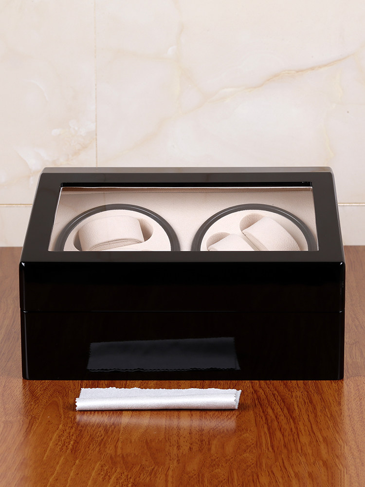 TANYUN ZHIYUAN 백단향 곡물 고급 페인트 자동 권선 시계 모터 상자 회전 보석 시계 포장 상자