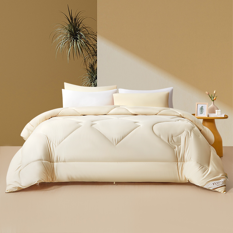 富安娜家纺官方品牌店官网正品羊毛被子冬被加厚保暖冬季被芯四季