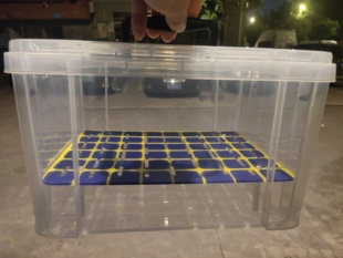 乌龟发色盒幼龟孵化饲养盒蛋龟加温黑白隔离龟苗饲养套盒带沉淀板