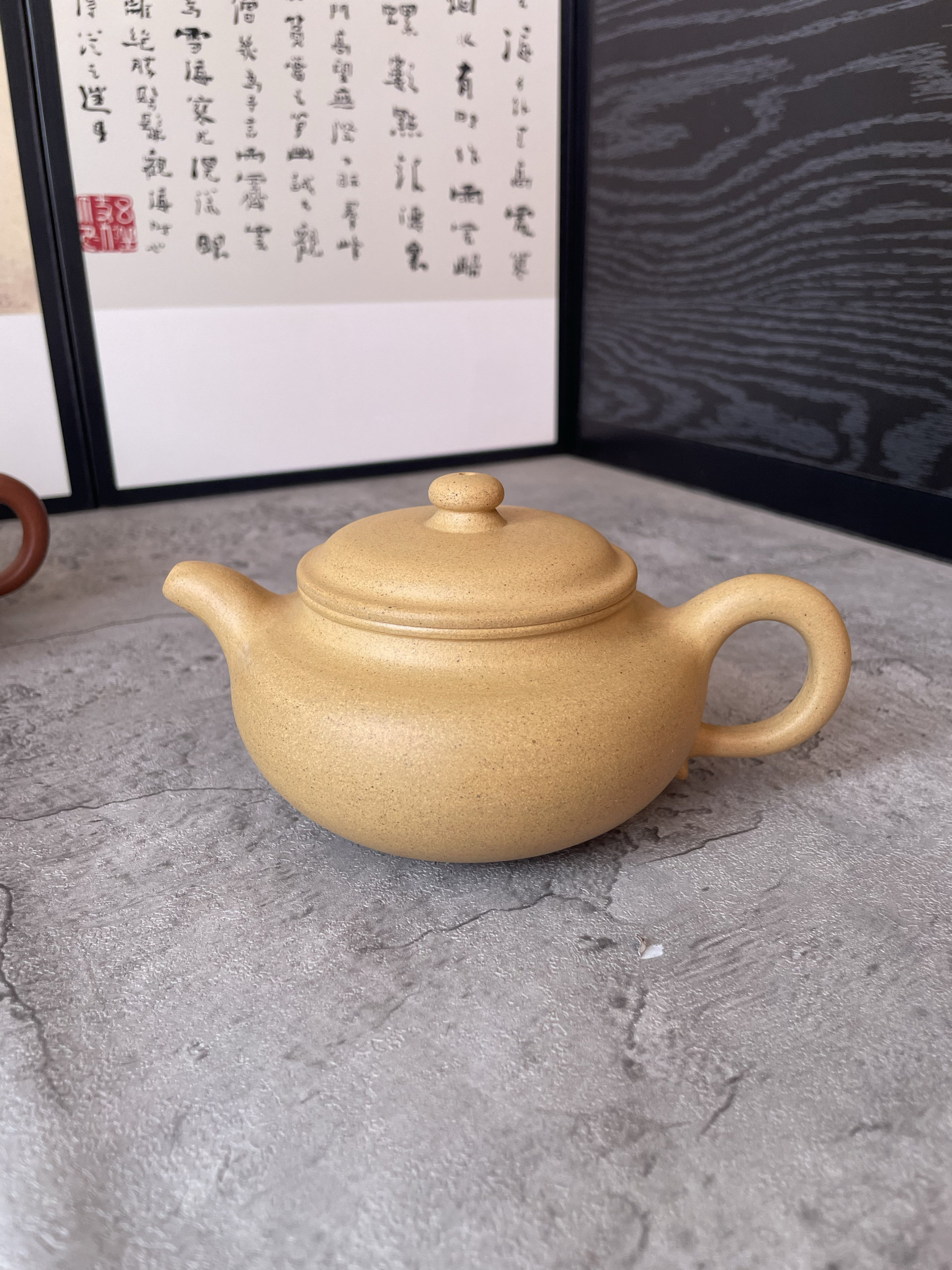 宜兴紫砂壶320CC大仿古纯手工制作原矿紫砂黄段泥手工制作