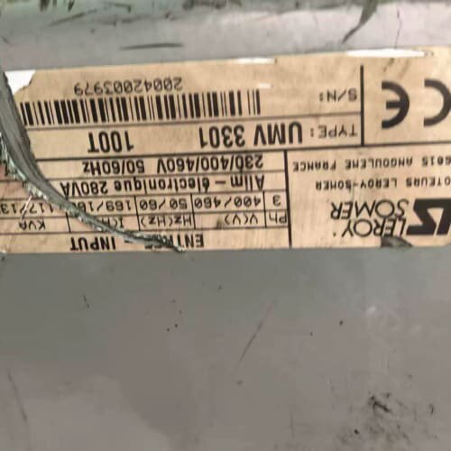 LS LEROY SOMER变频器，型号UMV3301，10--议价商品