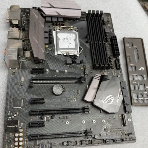 华硕STRIX Z270H GAMING 拆机主板，带原装挡--议价商品