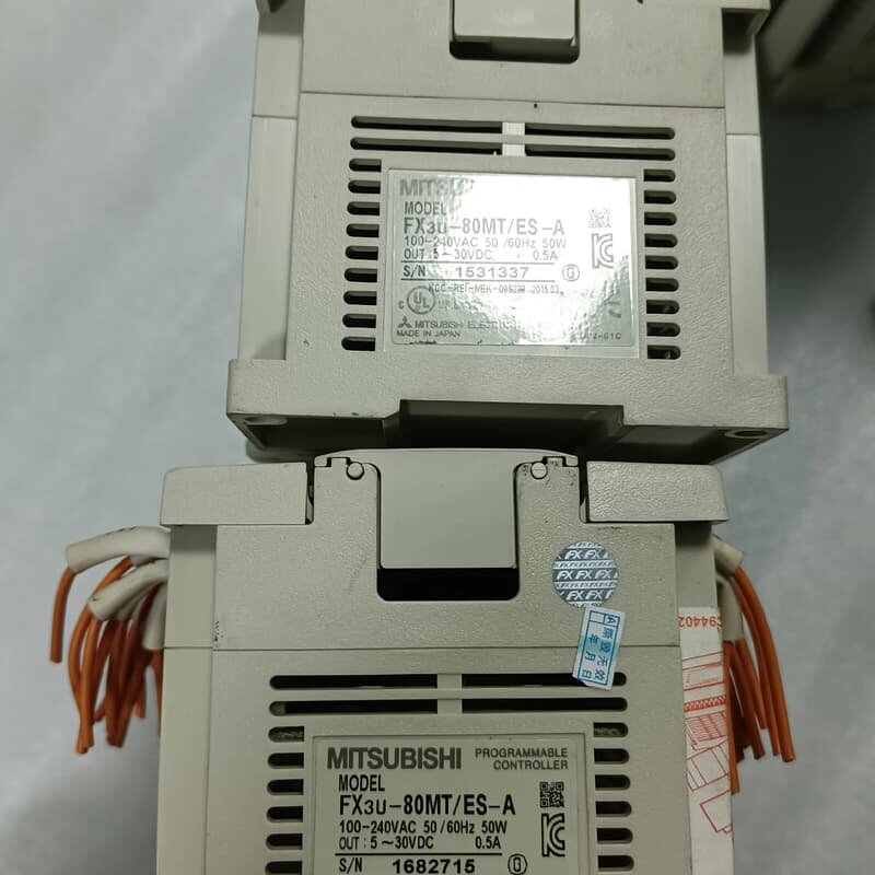 三菱国产PLC FX3U-80MT/ES-A，二手国产拆机件--议价商品