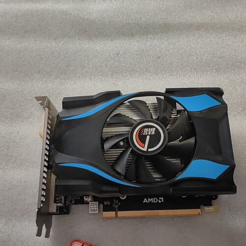 精影HD7670 1G显卡，精镭版，蓝色散热器，功能完好，接--议价商