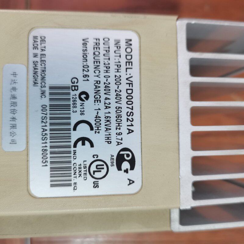 台达变频器 VFD007S21A,拆机件,成色看看图,功能正--议价商品