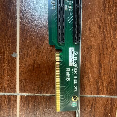 超微Super RSC-R1UU-2E8 PCI右转接卡--议价商品