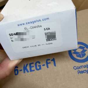 议价--闲置Swagelok世伟洛克单向阀6L-CW4VR4，全新未