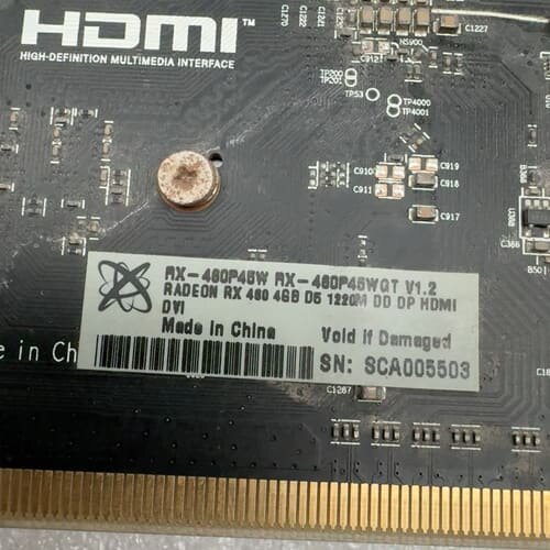 讯景RX460 4G显卡，功能一切正常，拆机显卡 ，成色如图--议价商