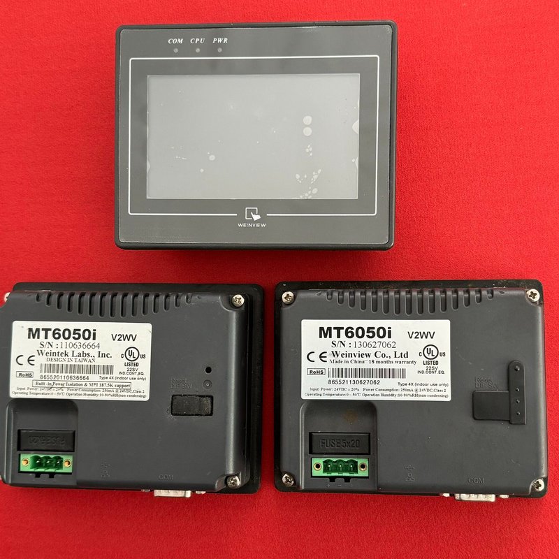 二手威纶触摸屏 MT6050i V2WV，标价为单价，成色轻--议价商品