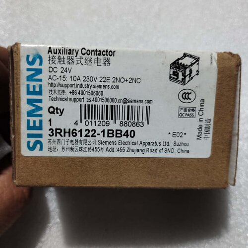 西门子SIEMENS 3RH6122-1BB40接触器式继电--议价商品