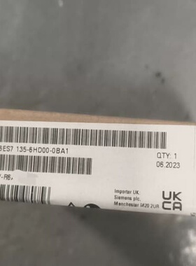 西门子6ES7 135-6HD00-0BA1，全新原装未开封--议价商品