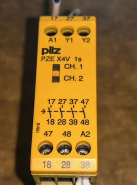 皮尔兹PILZ安全继电器PZE X4V 1s，型号77458--议价商品