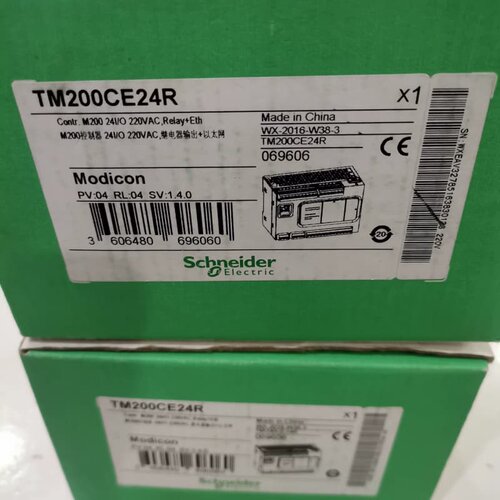 施耐德PLC，TM200CE24R，全新原装，数量还有36个--议价商品