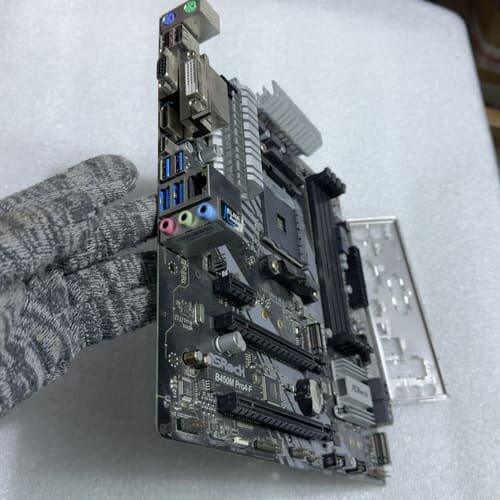 华擎B450主板，B450M PRO4-F，拆机主板，功能正--议价商品
