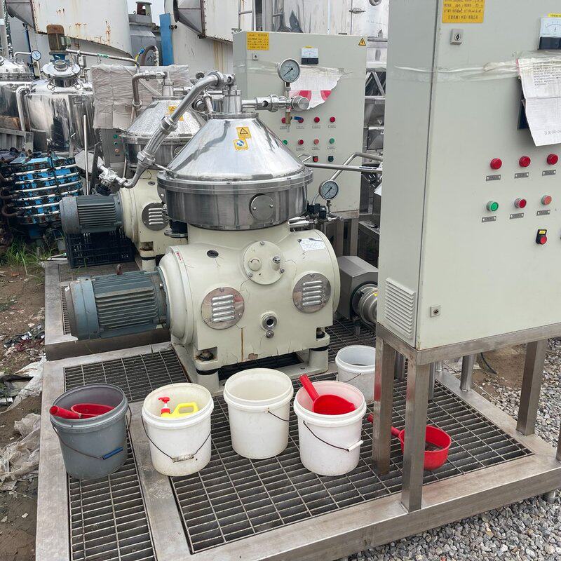 二手江苏巨能DHN360碟式分离机,7.5KW电机,2016--议价商品